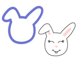 Rabbit Face Cookie Cutter