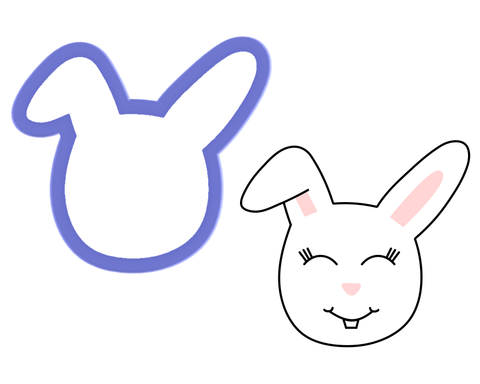 Rabbit Face Cookie Cutter