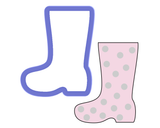 Boot - Rain Boot Cookie Cutter