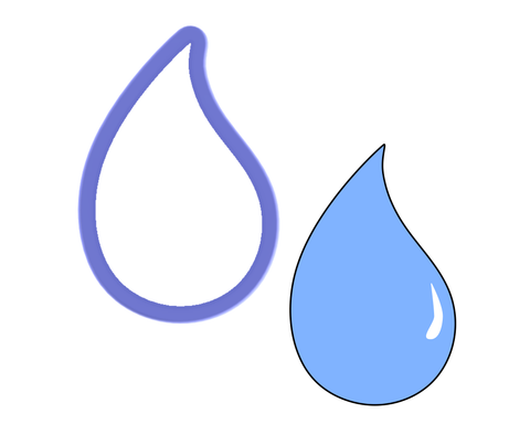Rain Drop Cookie Cutter