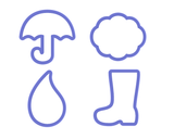 Rainy Day Cookie Cutter Set