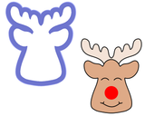 Reindeer - Deer Face Cookie Cutter