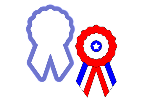 Award Ribbon Cookie Cutter