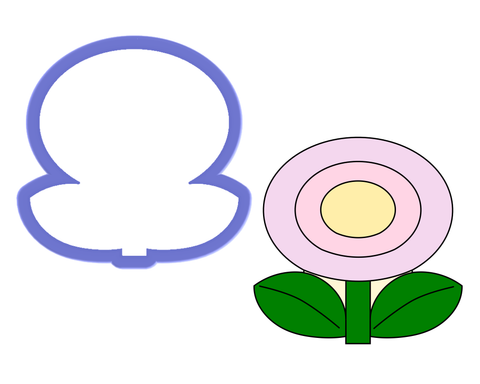 Round Flower Cookie Cutter