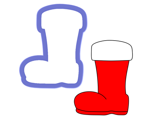 Santa Boot Cookie Cutter