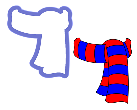 Scarf Cookie Cutter