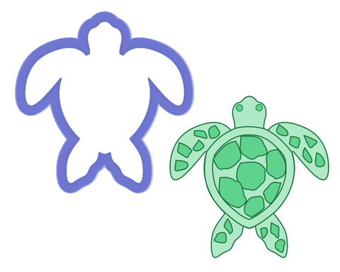 Sea Turtle #1 Cookie Cutter