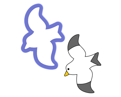 Seagull #2 - Flying Bird Cookie Cutter