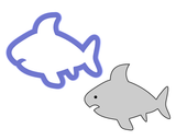 Shark #1 Cookie Cutter