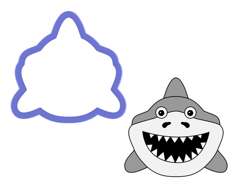 Shark Face Cookie Cutter