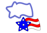 Shooting Star #1 Cookie Cutter
