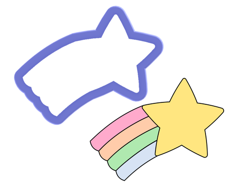 Shooting Star #2 Cookie Cutter