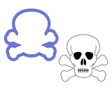 Skull and Cross Bones Cookie Cutter