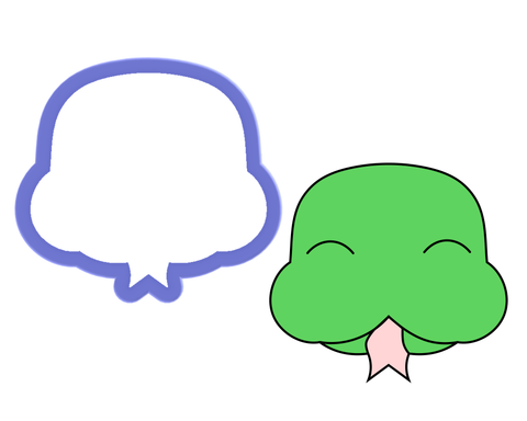 Snake Face Cookie Cutter