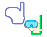 Snorkel with Mask Cookie Cutter