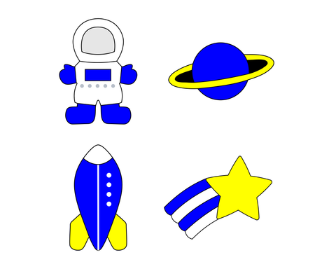 Outer Space Cookie Cutter Set