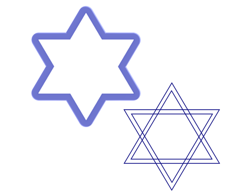Star of David Cookie Cutter