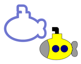 Submarine Cookie Cutter