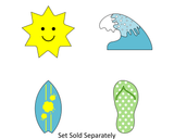 Flip Flop (Sandal) Cookie Cutter