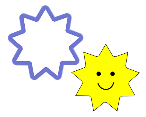 Sun Cookie Cutter