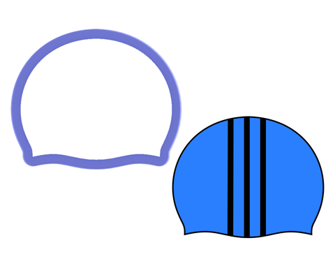 Swim Cap Cookie Cutter