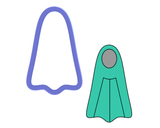 Swim Flipper Cookie Cutter