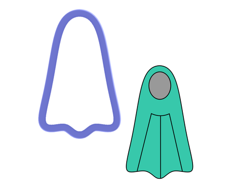 Swim Flipper Cookie Cutter
