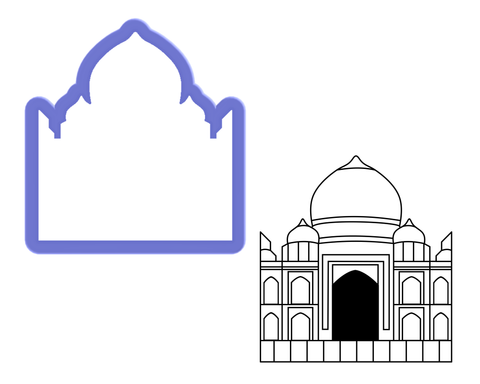 Taj Mahal Cookie Cutter