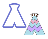 Teepee Cookie Cutter