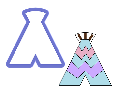 Teepee Cookie Cutter