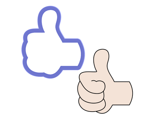 Thumbs Up Cookie Cutter