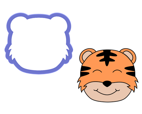 Tiger Face Cookie Cutter