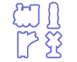 Train #1 Cookie Cutter Set