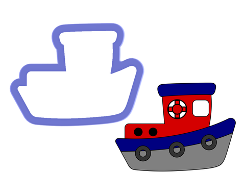 Tug Boat #1 Cookie Cutter