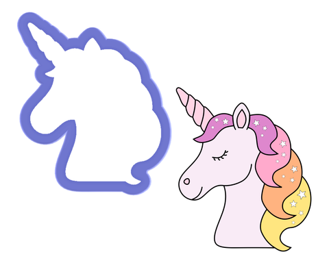 Unicorn Head Cookie Cutter