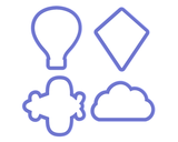 Up in the Sky Cookie Cutter Set