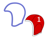 Water Polo Cap Cookie Cutter