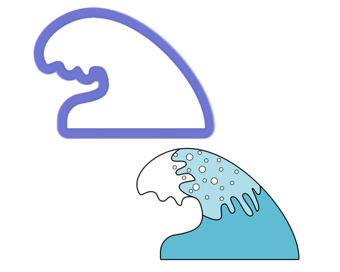 Wave Cookie Cutter