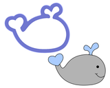 Whale #1 Cookie Cutter