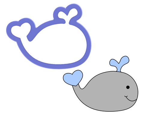 Whale #1 Cookie Cutter