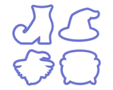Witch Cookie Cutter Set