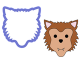 Wolf Face - Werewolf Cookie Cutter