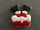 Santa in Chimney Cookie Cutter