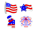 4th of July #2 Cookie Cutter Set