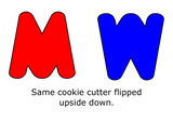 Chubby Uppercase Alphabet Cookie Cutter Set