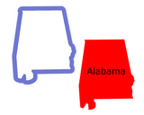 Alabama State Cookie Cutter