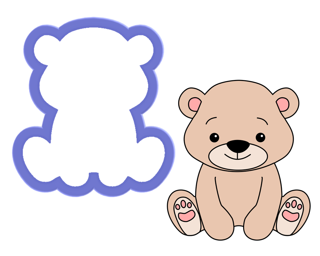 Baby Bear - Teddy Bear - Baby Polar Bear Cookie Cutter – The