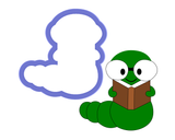 Bookworm Cookie Cutter