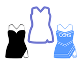 Cheerleader Uniform - Little Black Dress - Cookie Cutter