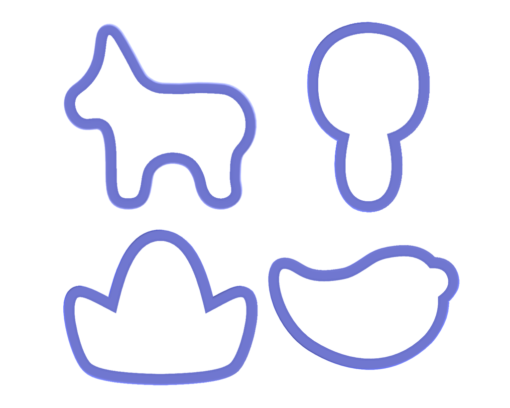 Cinco De Mayo Fiesta 1 Cookie Cutter Set The Cookie Cutter Club